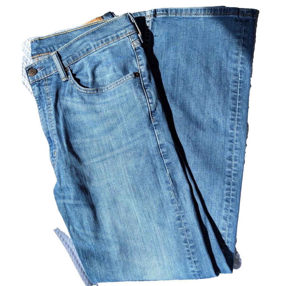 VTG Levis 505 Jeans Faded 36x30 Blue Medium Wash Regular Straight Leg USA 90s